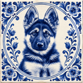 delfts blauw van uw huisdier