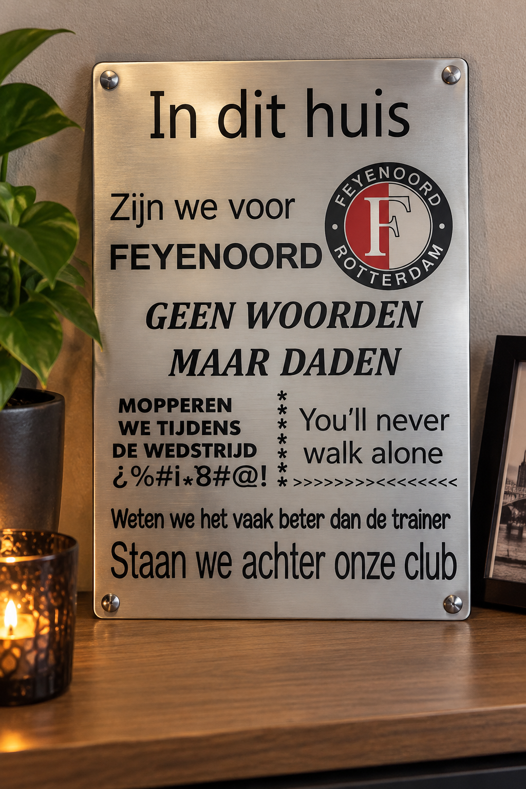 jouw favoriete club op glas